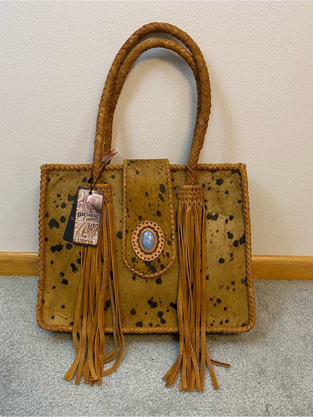 American Darling Ella Brac Tote Purse Genuine Leather Western ADBGD176